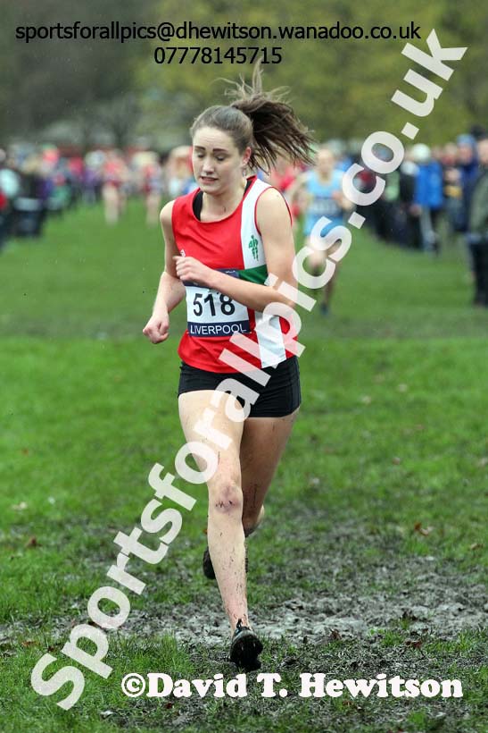 Women under-17s, British Athletics Liverpool Cross Challenge, Sefton Park, Liverpool. Photo: David T. Hewitson/Sports for All Pics